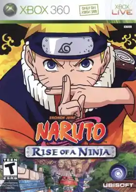 Naruto Rise of A Ninja (USA) box cover front